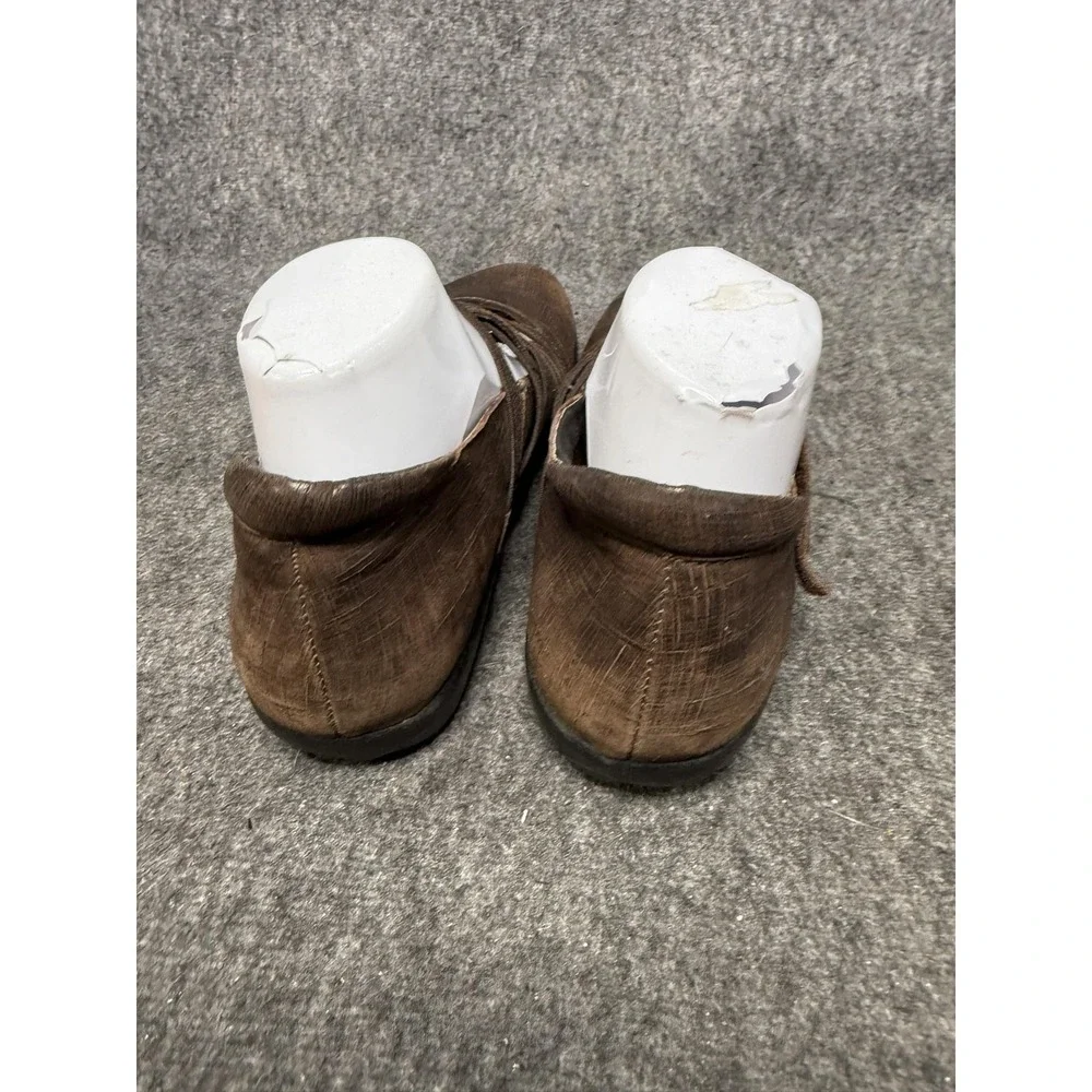 Naot Mary Jane Shoes Womens Size 10 Brown Leather Comfort Walking Flats